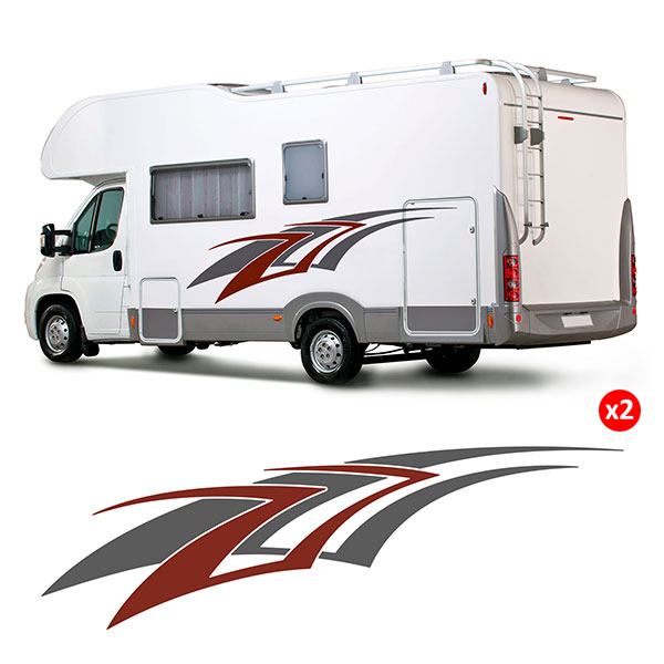 Vinilos autocaravanas: Kit 2 Tribales Caravana