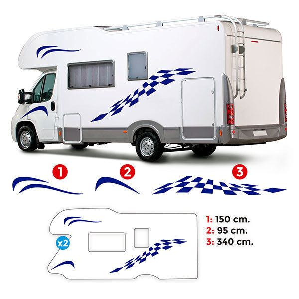 Pegatinas: Kit Caravana Neptuno