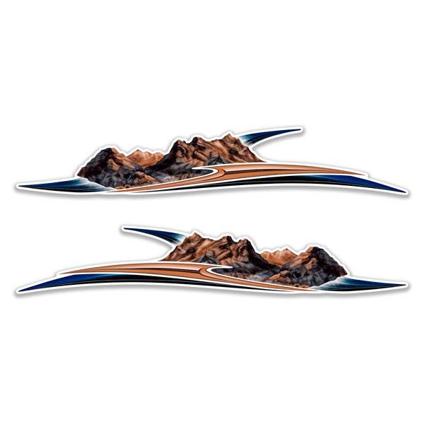 Vinilos autocaravanas: Montaña Tribal