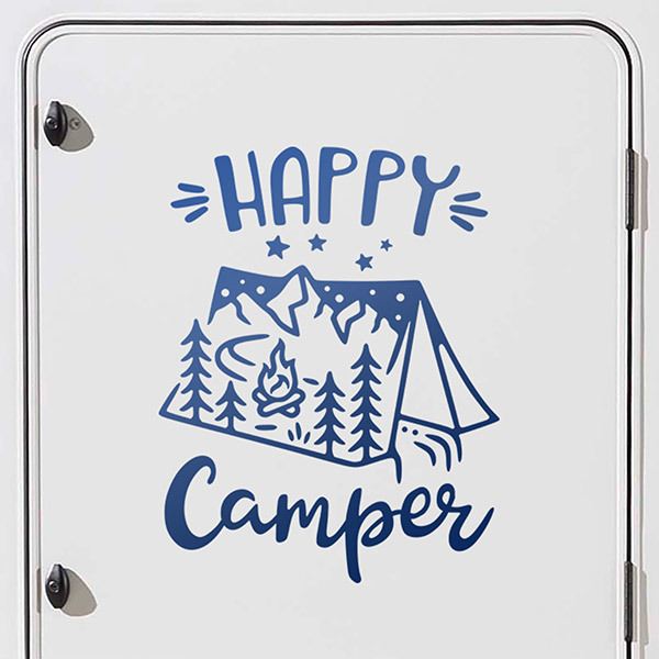 Pegatinas: Happy Camper 0