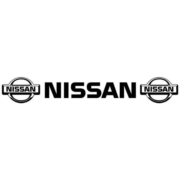Pegatinas: Parasol Nissan y logos