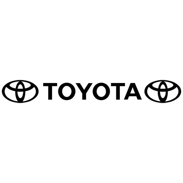 Pegatinas: Parasol Toyota y logos