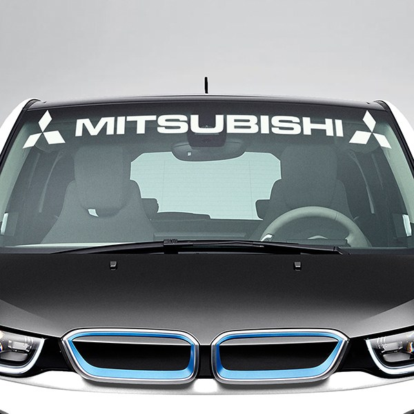 Pegatinas: Parasol Mitsubishi y Logos 0
