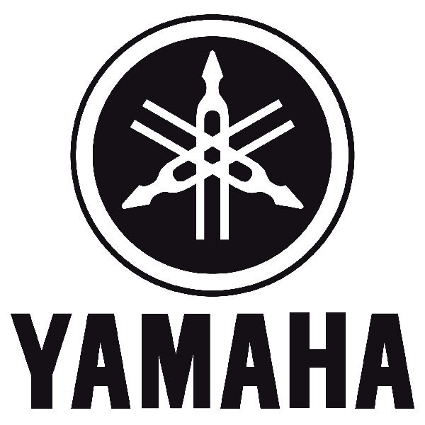 Pegatina logo Yamaha en vinilo adhesivo para coche