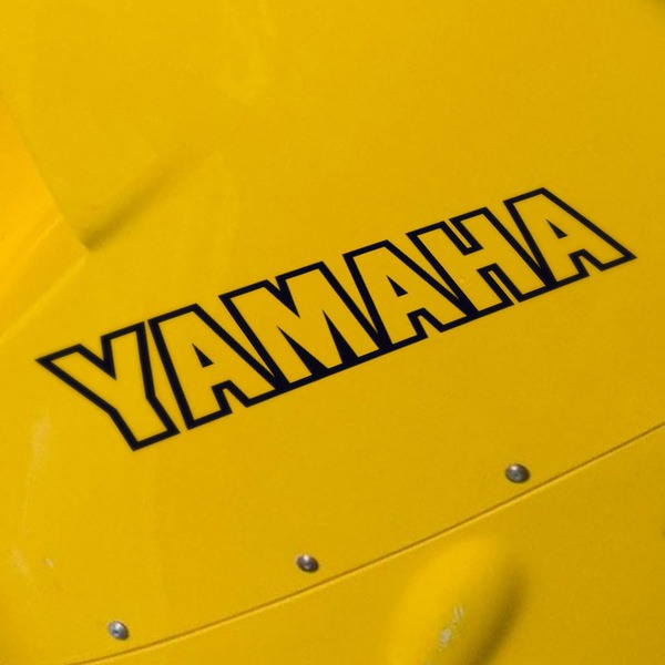 Pegatinas: Yamaha contorno 0