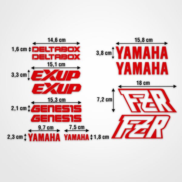 Pegatinas: kit Yamaha FZR