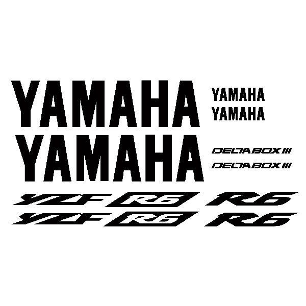 Pegatinas: Kit Yamaha YZF R6 2003 II