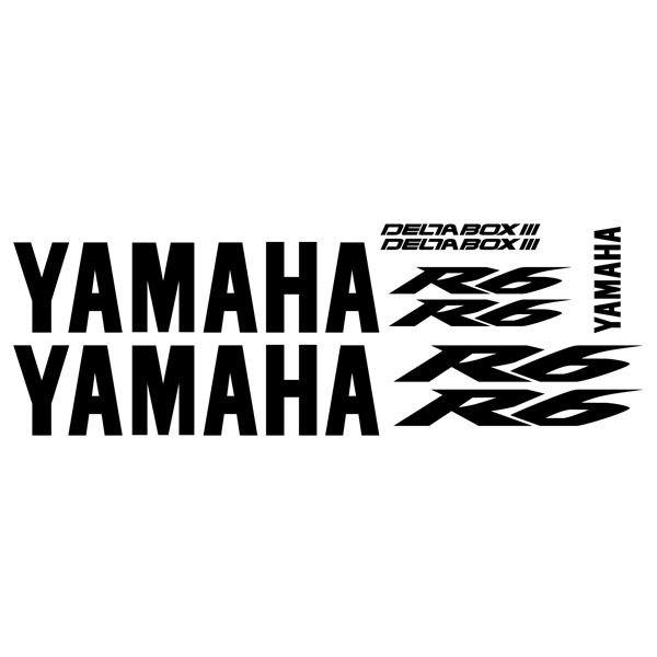 Pegatinas: Kit Yamaha YZF R6 Deltabox III 2004