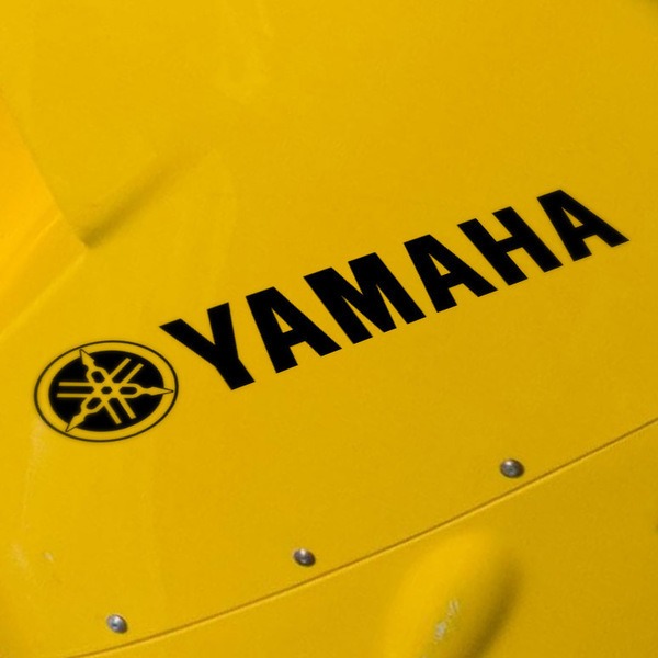 Pegatinas: Logo + Yamaha 0