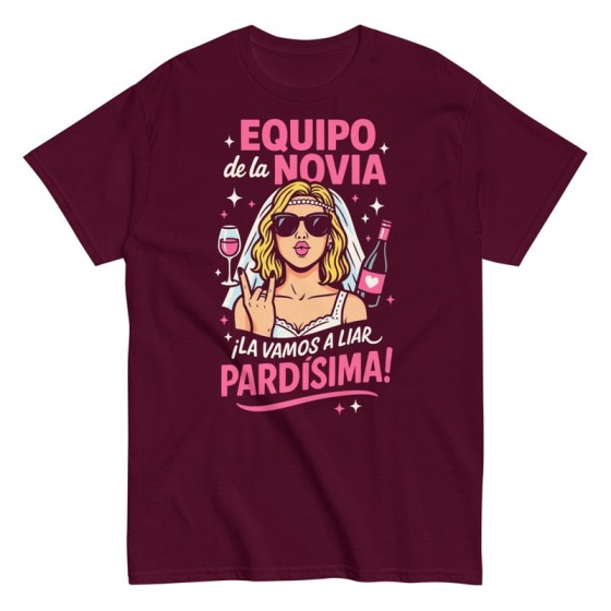 Camiseta Equipazo de Novia Despedida Pardísima
