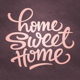 Vinilo home sweet home
