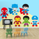 Vinilo infantil Kit Héroes