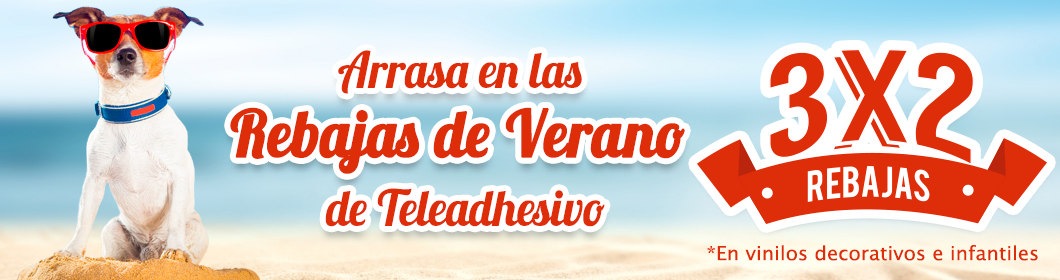 Rebajas de verano 3x2 en Teleadhesivo