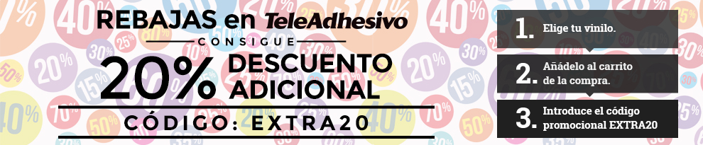 Rebajas en Teleadhesivo -20% de descuento
