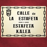 Vinilo Placa Calle de la Estafeta